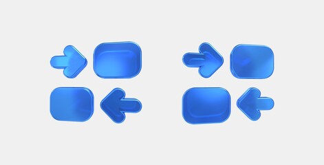 modeling 3D icon on isolate white background