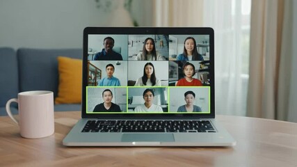Virtual Meeting: Diverse faces converge in a virtual meeting, fostering collaboration and connection, symbolizing the evolving landscape of modern communication. - Powered by Adobe