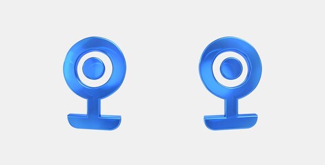 nest cam iq 3D icon on isolate white background