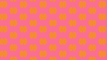 Vector dry fruits pattern design multicoloured