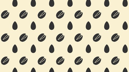 Vector dry fruits pattern design multicoloured