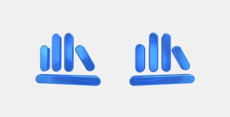 Fototapeta premium newsstand 3D icon on isolate white background