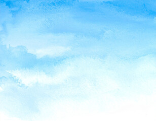 Fototapeta premium 青 生成AI 水彩 背景