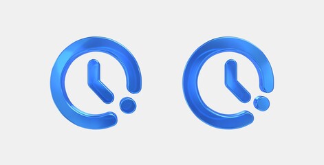 pace 3D icon on isolate white background