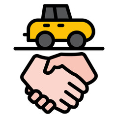 Car Specials icon vector image. Can be used for Automotive Dealership.