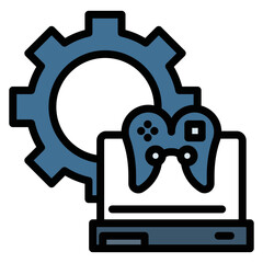 Game Mod Manager icon vector image. Can be used for Game Development.