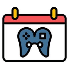 Game Release icon vector image. Can be used for Game Development.