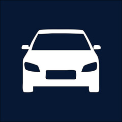 Car icon vector illustration of an automobile
