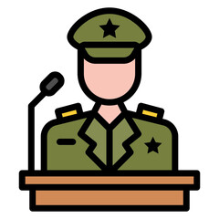 Dictatorship icon vector image. Can be used for Politics.
