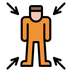 Scandal icon vector image. Can be used for Politics.