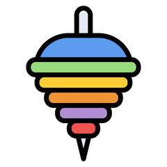Obraz premium Spin icon vector image. Can be used for Politics.