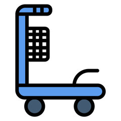 Micromobility icon vector image. Can be used for Personal Transportation.