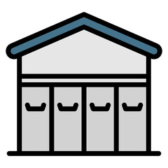 Skateboard Parking Hub icon vector image. Can be used for Personal Transportation.