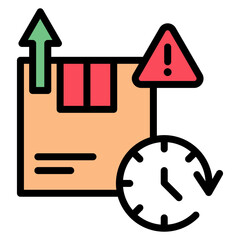 First Expired icon vector image. Can be used for Merchandising.