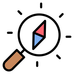 Discover icon vector image. Can be used for Museum.