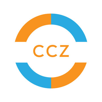 Dynamic Tech Logo Design with CCZ Letters and Abstract Motion Elements &ndash; Modern Business Identity. CCZ Letter Logo.
