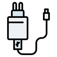 Charger icon vector image. Can be used for Technology eCommerce.