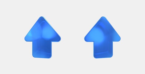 shift 3D icon on isolate white background