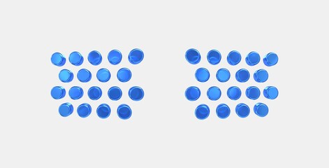 snowing heavy 3D icon on isolate white background