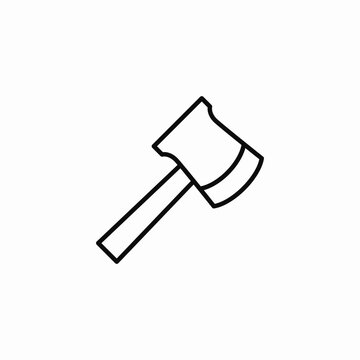 chopping tool icon sign vector