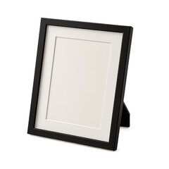 Blank Black Photo Frame Mockup for Artwork or Photography