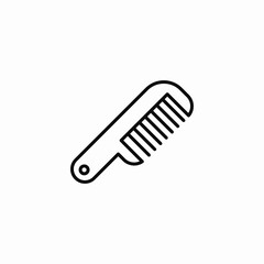 hair comb icon sign vector