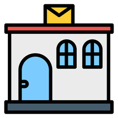 Postal Services icon vector image. Can be used for Postal Service.