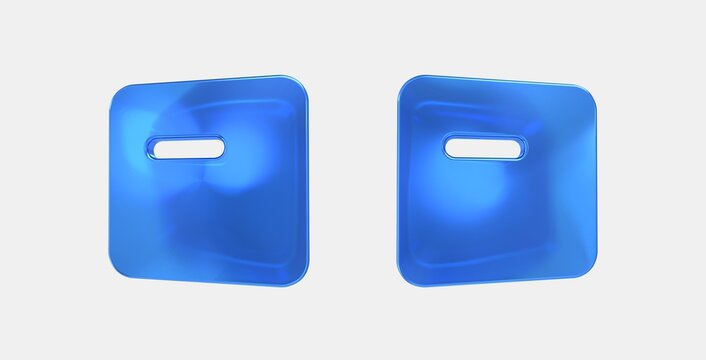 subheader 3D icon on isolate white background