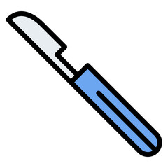 Scalpel icon vector image. Can be used for Science.