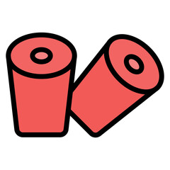 Rubber Stopper icon vector image. Can be used for Science.