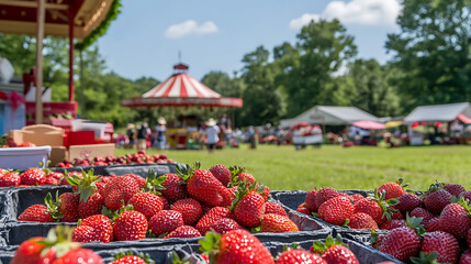 Sweet Celebrations at the Strawberry Festival in the United States