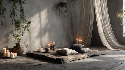 Tranquil meditation retreat