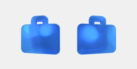 work 3D icon on isolate white background