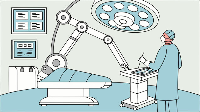 Robotic Surgery clip art preview