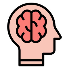 Mentally Strong icon vector image. Can be used for Staff Management.