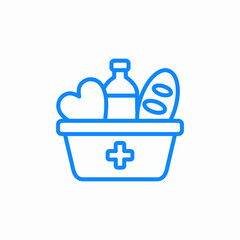 food donation icon sign vector