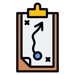 Critical Path icon vector image. Can be used for Project Assesment.