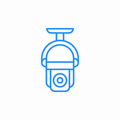 security camera icon sign vector