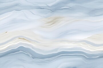 Obraz premium Seamless pattern with abstract blue and beige waves. Modern art for textile print, banner, wallpaper, and background. Fluid texture.