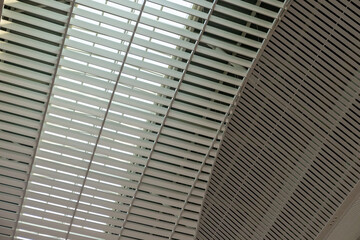 Close up detail of skylight structure