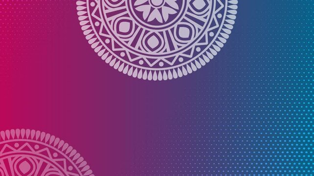 mandala rotating animation, mandala animation, Mandala animation with seamless looping background