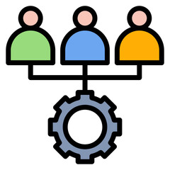 Onboarding icon vector image. Can be used for Headhunting.