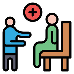 Hygiene Assistance icon vector image. Can be used for Elderly Care.
