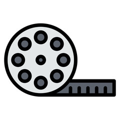 Biopic icon vector image. Can be used for Movie Genres.