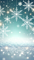クリスマス　雪　生成AI　背景