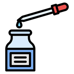 Chemical Dosage icon vector image. Can be used for Water Treatment.