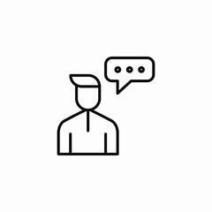 idea thinking man icon sign vector