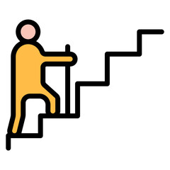 Climbing Grade icon vector image. Can be used for Rock Climbing.