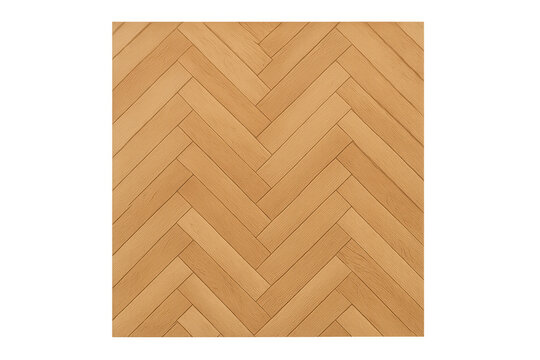 Top view of a seamless light brown herringbone parquet flooring texture, perfect for architectural visualization or interior design projects