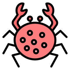 Obraz premium King Crab icon vector image. Can be used for Fish and Seafood.